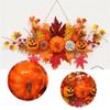 Durable Wall Hanging Props Artificial Halloween Maple Leaf Pumpkin Pendant Realistic   Thanksgiving