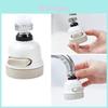Stainless Steel 360 Rotating Faucet Head With Three Adjustable Modes For Water Saving
