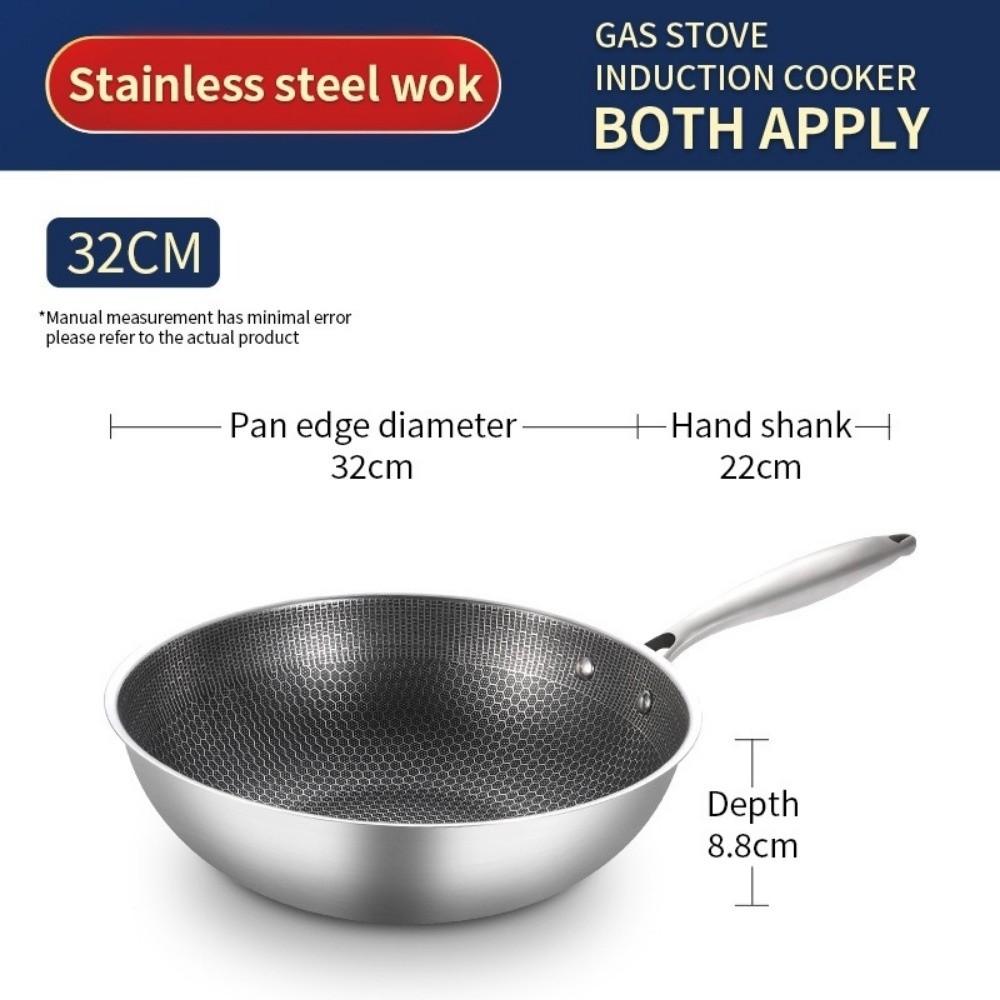 32cm Wok Pan Non-Stick Stove/induction Pan Household Stir Fry Pan  Kitchen Cookware