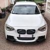 Front Bumper Splitter For BMW 1 Series 2012 To 2014 F20 F21 M Sport Style Canard Cover Trim Lip Spoiler Gloss Black Body Kit
