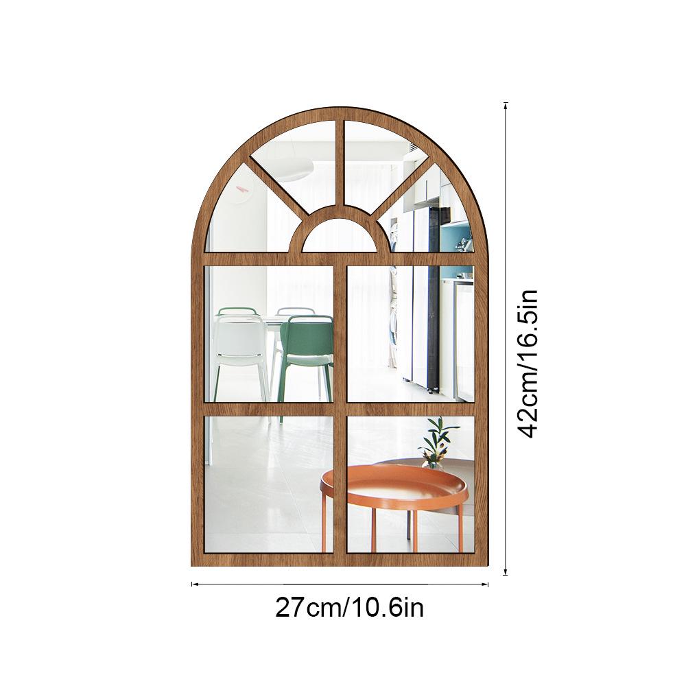 3D Vindusbue Akryl Speilklistremerke - Selvklebende Treveggdekor