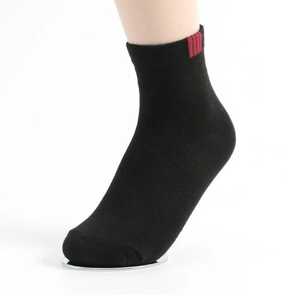 Aileen Black Socks Men's Ankle Socks 10-Pair Set Comfortable Socks