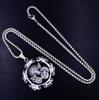 Necklace Retro Mechanical Gear Skull Men's Pendant