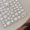 YITU Embossed Butterfly & Flower Nail Art Stickers: Exquisite Hollowed Designs with Adhesive Back - YT4031
