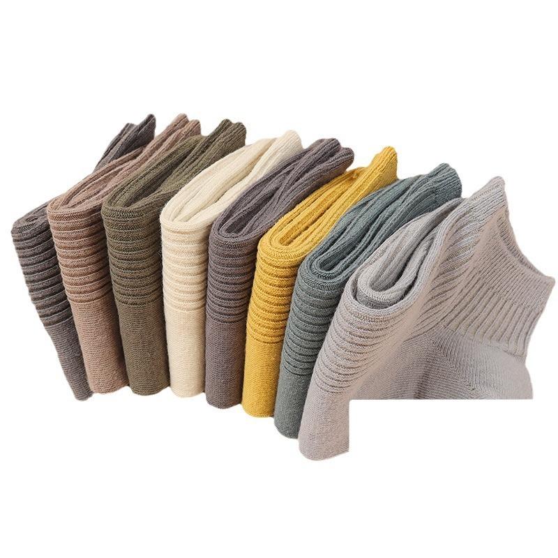 5 Pairs of Men's Spring and Summer New Solid Color Casual Breathable Low Top Boat Socks