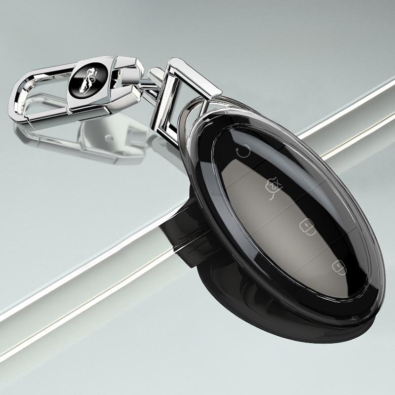 2023 Yangwang U8/U9/U7 Key Case Transparent Full Coverage Car Interior Luxury Edition Buckle Modification.