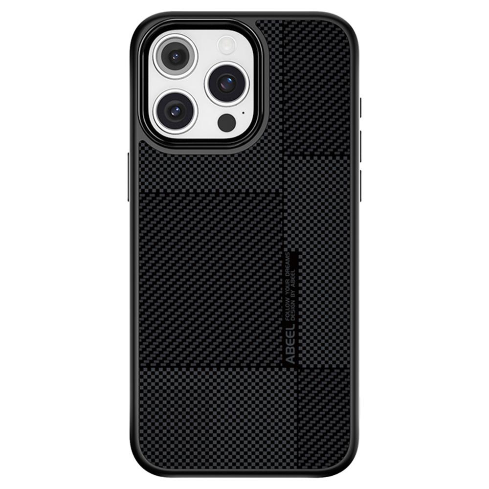 

ABEEL CF-Lyocell Series For iPhone 15 Pro Max Case Compatible with MagSafe Microfiber + PC + E-TPU Phone Cover