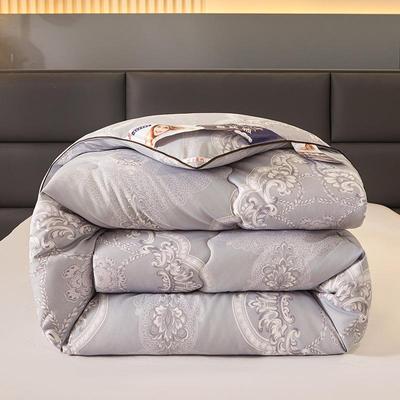 Neue Baumwollseide Sommer- & Winterdecke: Doppelseitige, dicke und warme Steppdecke mit aufgedrucktem Design - Ideales Geschenk
