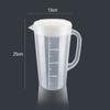 Clear Plastic Graduated Pour Measuring Jug Cup Water Pitcher Jug With/without Lid Cold Water Tea Juice Beer Measure Container