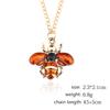 Fashion Creative Bee Necklace Cute All-match Pendant Necklace Christmas Gift