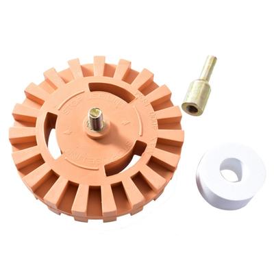 4 Inch Car Sticker Rubber Remover Eraser Wheel for Car Truck Remove Vinyl Decals Pinstripes Sticker Thickness 20mm/25mm