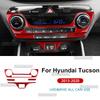 Carbon Fiber Center Air Conditioning Panel Sticker for Hyundai Tucson 2015-2020 Interior Accessories