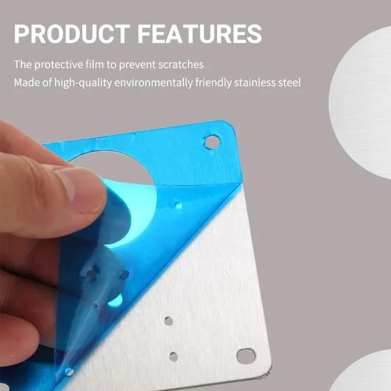 Cabinet Door Hinge Repair Plate Hinge Fixing Plate Cabinet Door Reinforcement Installation Plate Repair Piece