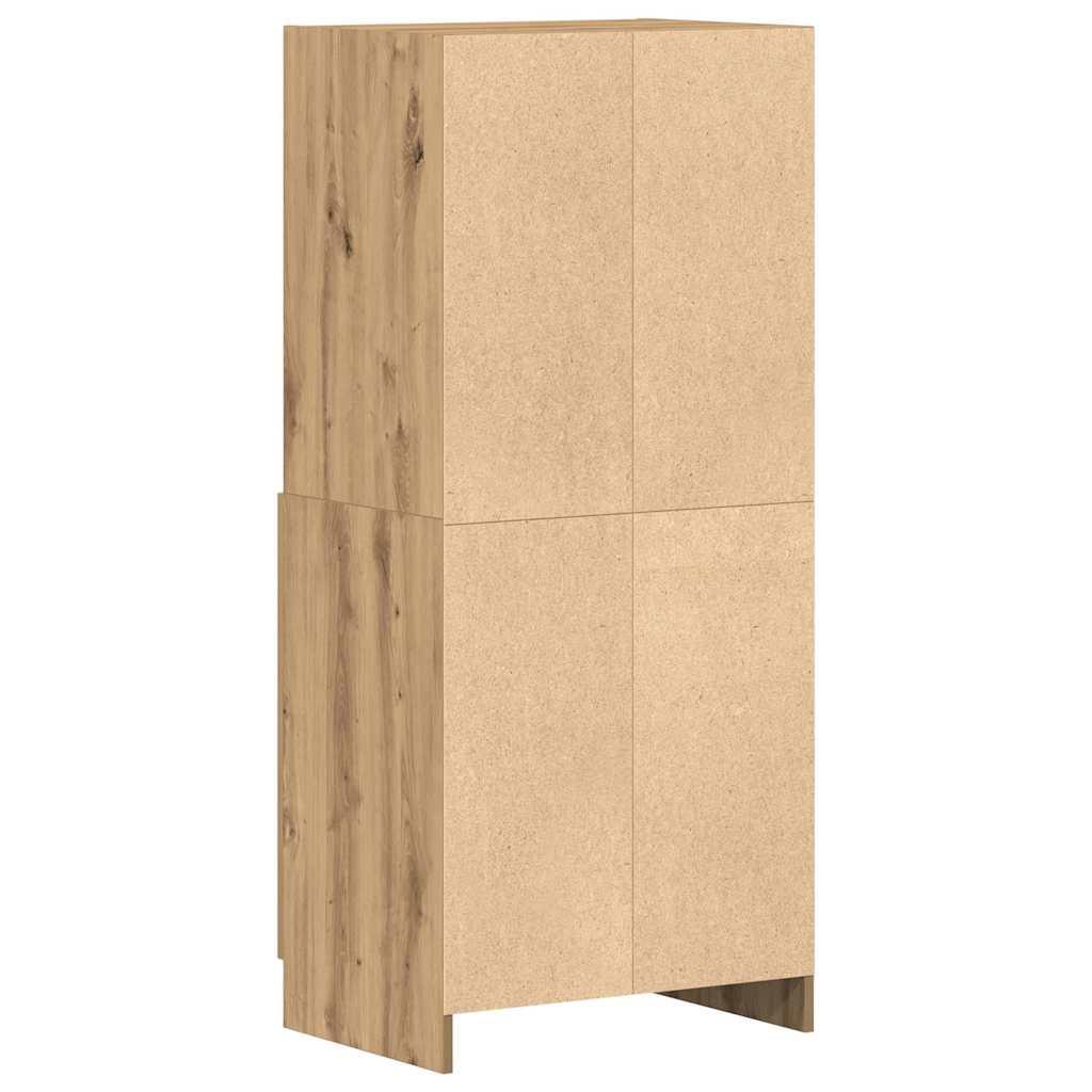 Kitchen Cabinet Artisan Oak 57 X 41.5 X 131.5 Cm Particle Board