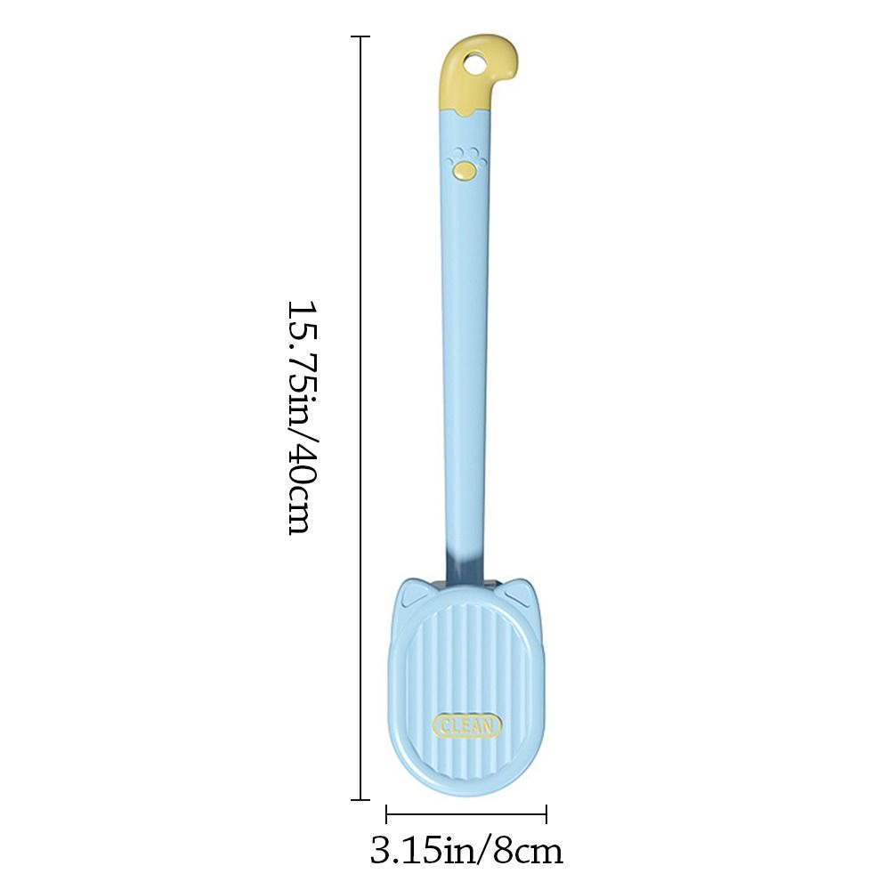 1pc with Storage Box Toilet Brush Double Headed Clean Brush Toilet Bowl Brush  for Bathroom