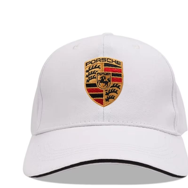 Embroiderie Emblems Baseball Cap Men Women Hat Sun Outdoor For Porsche Logo Summer Sports Hats Adjustable Auto Accessories