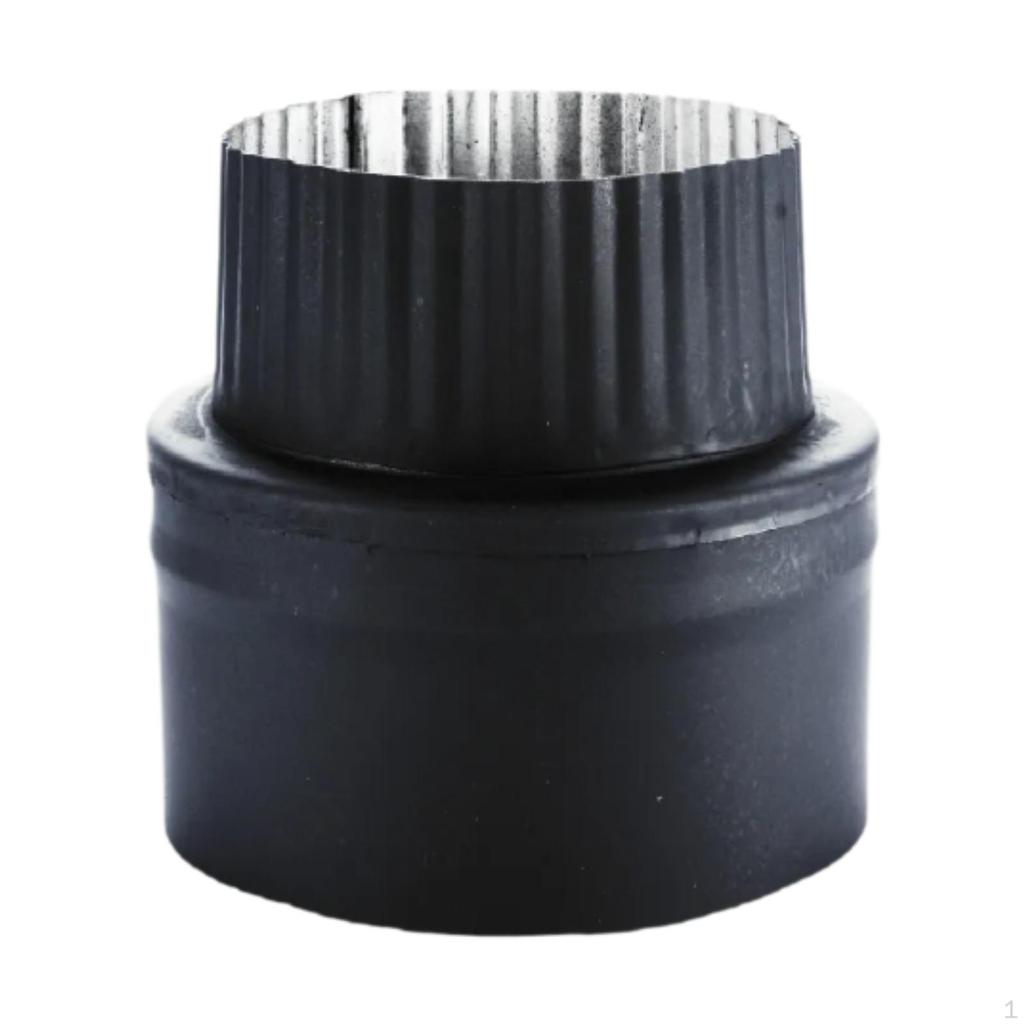 Ofenrohradapter Rauchrohradapter Verbindungsstück Kaminanschluss 200mm bis 153mm Hitzebeständiger Edelstahl