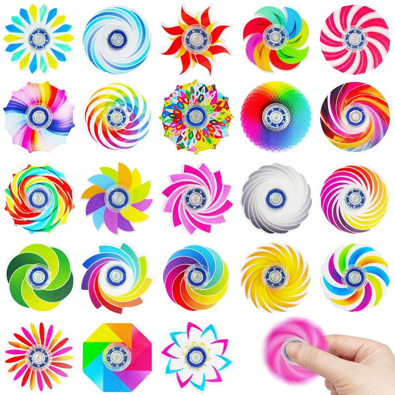 10Pcs Mini Fidget Spinner Toys Bulk Party Favors For Kids Birthday Gifts Goodie Bags Stuffers Classroom Carnival Prizes Supplies