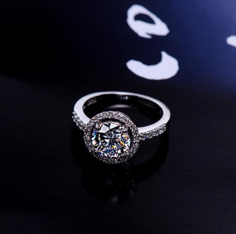 Большие круглые кольца со стразами, обручальное кольцо для женщин ...