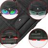 Da By Car Sun Visor Organizer, Multi-Pocket Visor Organizer Storage Pouch For Cars, SUVs & Trucks With Double Zippers, Elastic Bands & Glasses Clip -