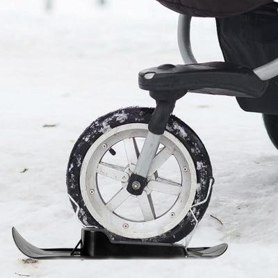 Winter Radfahren Skifahren Schlitten Set Fahrrad Snowboard Balance Radfahren Schnee Ski Roller Schnee Schlitten Brett Kinderwagen Gehhilfen