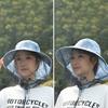 UV Protection Mesh Tea Picking Hat Printing Sunshade Shawl Cap Agricultural Work Hat  Fishing