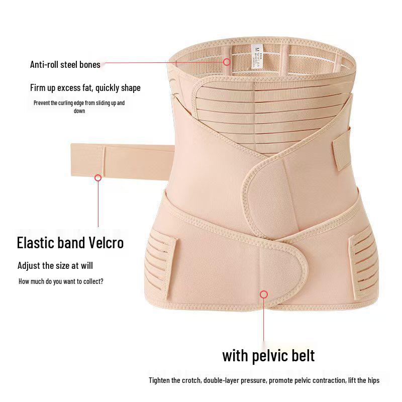 Ulepszony poporodowy pas wyszczuplający talię i pas miedniczny po porodzie naturalnym i cesarskim