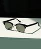 Aembeoobtikeol Hank Custom Tinted Browline Sunglasses
