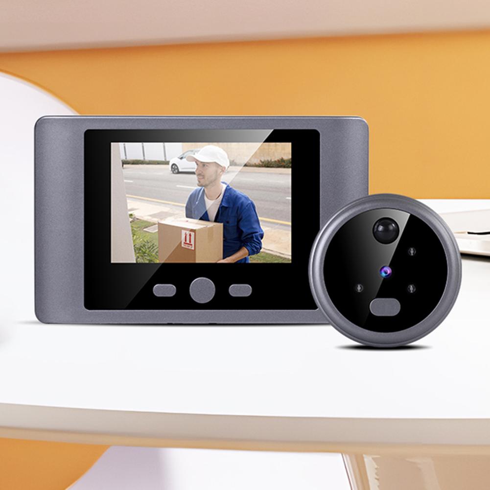 Wireless Peephole Video Doorbells PIR Motion Detector Digital Door Viewer Doorbell 2.8inch LCD Screen for Home Security System