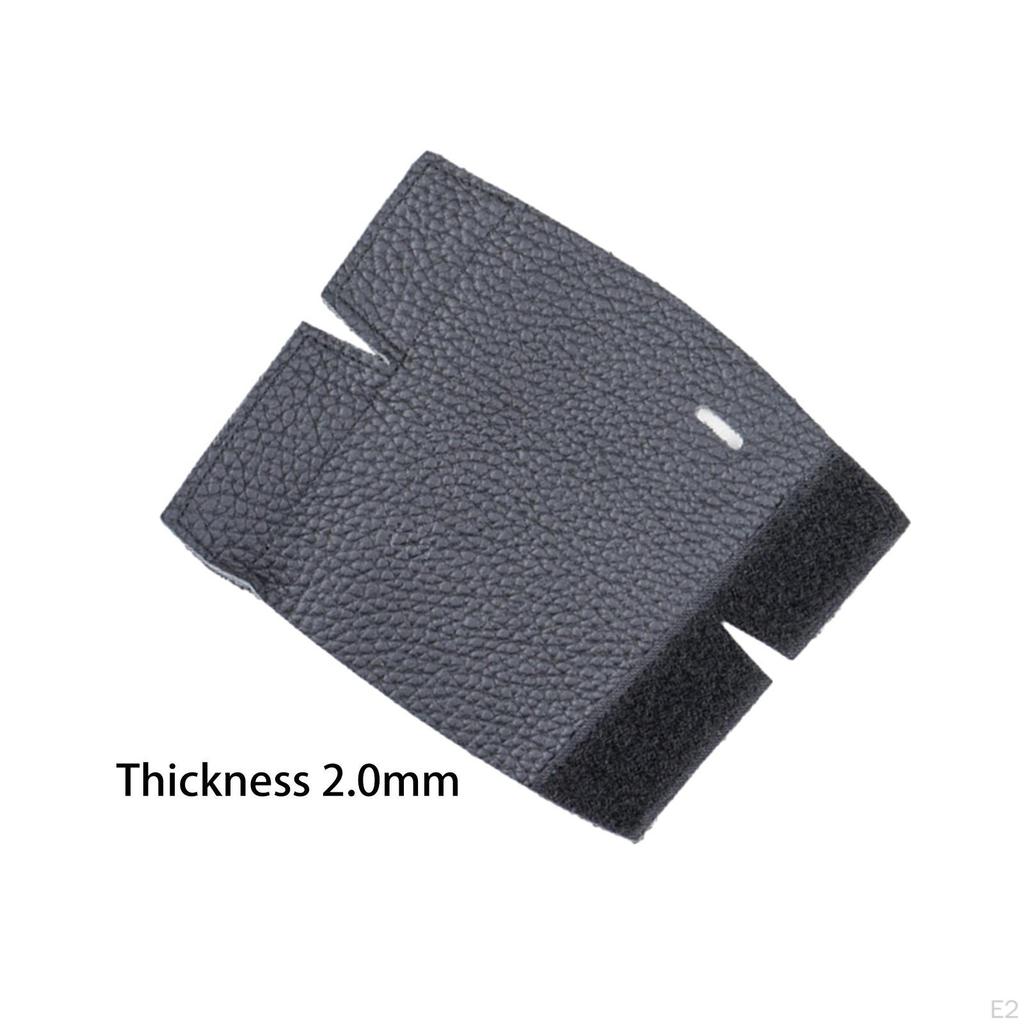 Adjustable French Horn Hand Guard - Premium Leather Wrap Cover for Practice and Performance