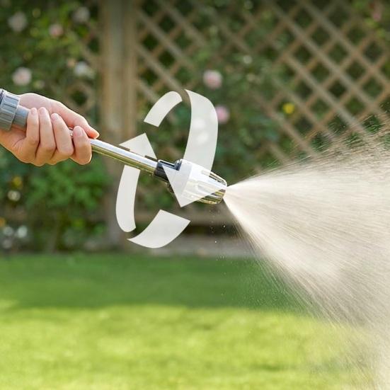 Garden Hose Nozzle with 360-degree Adjustable Spray High Pressure Water Cleaning