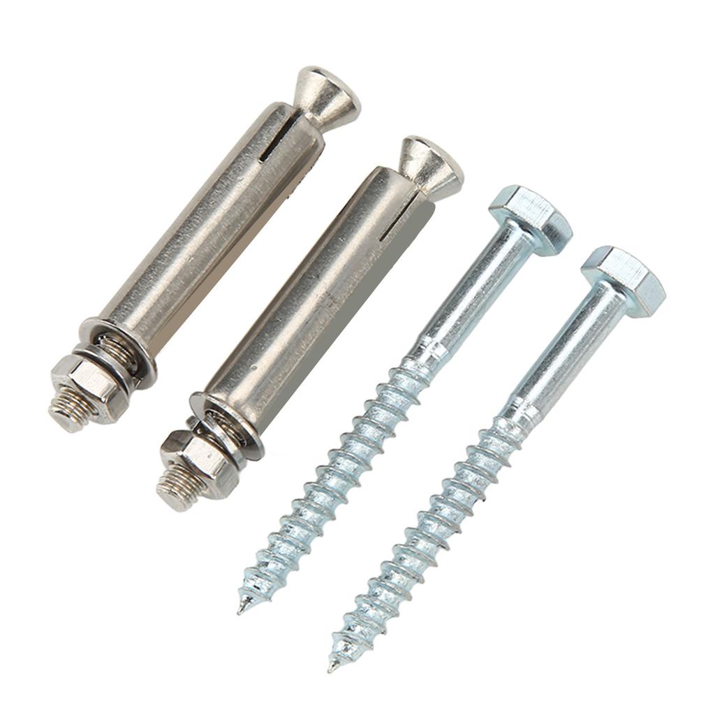 Heavy Duty Yoga Suspension Hooks Stainless Steel Hammock Hooks with Screws for Yoga Sandbags Swing Fixation