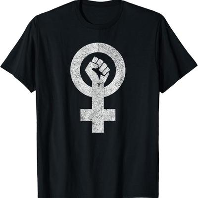 Feminism Symbol WomenS Rights Girl Power Gender Equality T Shirt