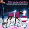 Weesiber Dog Raincoat - Reflective Dog Rain Jacket - Waterproof Dog Rain Coat - Adjustable Dog Poncho - Lightweight Dog Slicker for Dog Walking