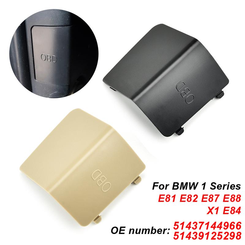 Car Interior Kick Plate Cover LHD Left OBD Plug Cover Trim For BMW 1 Series E81 E82 E84 E87 E88 51437144966 51439125298