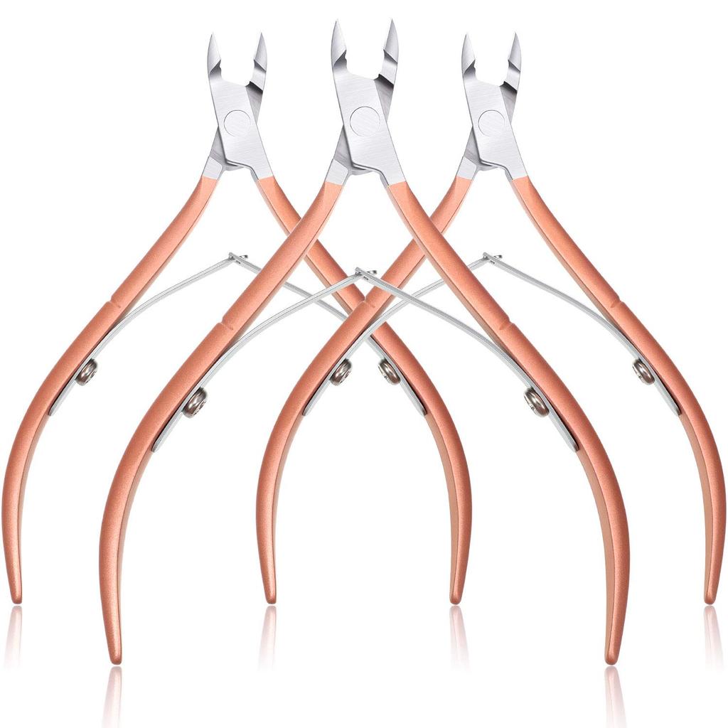 3 Stück/Set Zehennagel Fingernagel Nagelhautzange Professioneller Nagelknipser Maniküre Schneider Schere Rostfreier Stahl Trimmer Werkzeuge
