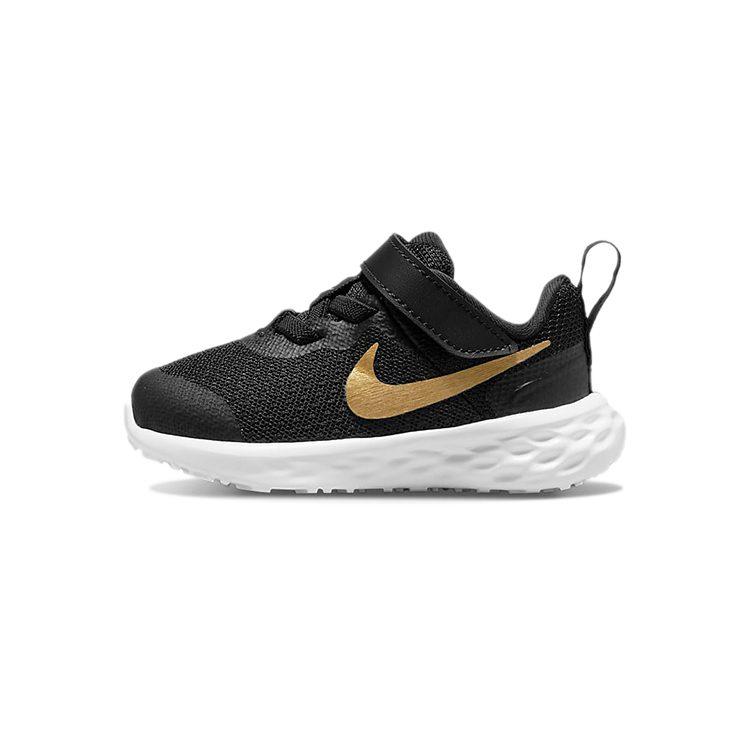 Nike Low top Toddler Shoes Black Gold Infant And Toddler DD1094-002