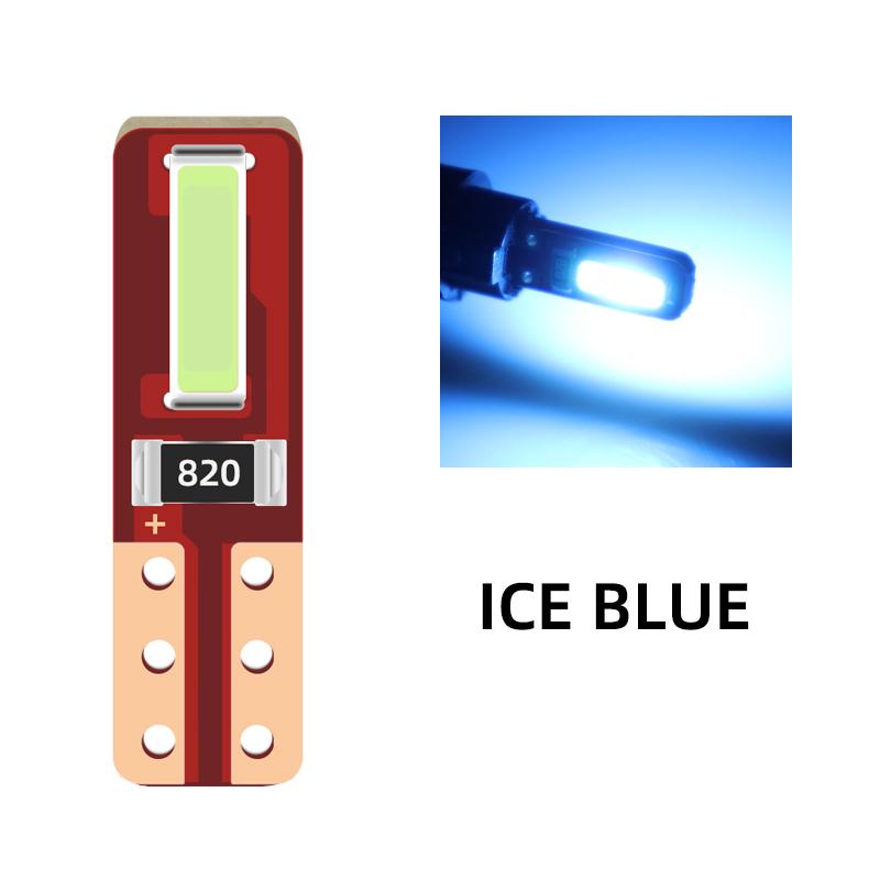 10Pcs T5 Led Bulb Canbus W3W 74 286 W1.2W Super Bright Auto Dashboard Gauge Lamp Car Warning Indicator Instrument Cluster Lights