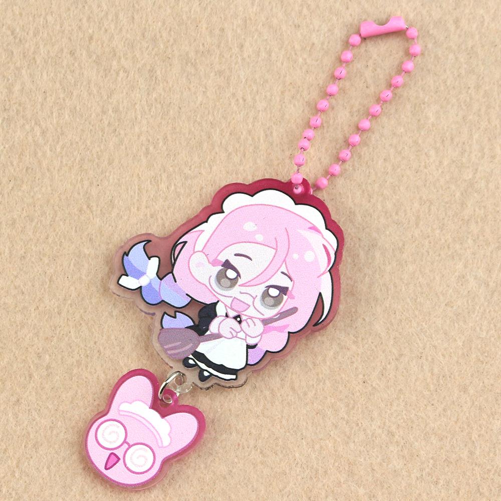 

Alien Stage Chain for Pants Keychain Man Acrylic Key Chain Kawaii Keychains Backpack Pendant Ornament Key Ring Accessories Gift