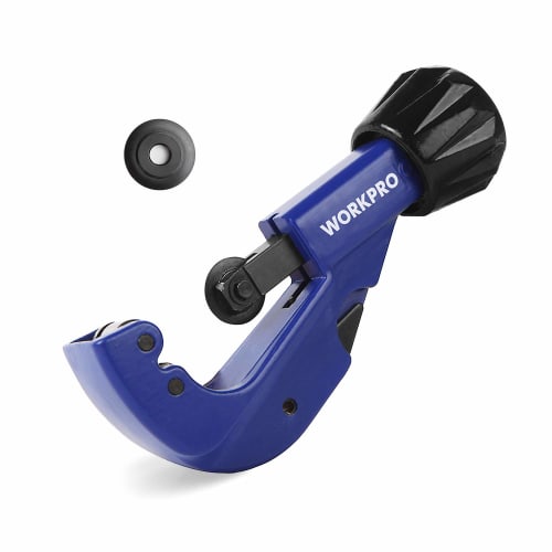WORKPRO Pipe Cutter, Tube Cutter with a Cutting Capacity of 3-32mm, Deburring Function, Zinc Alloy Body, Alloy Steel Blade, Compatible with Copper, Al