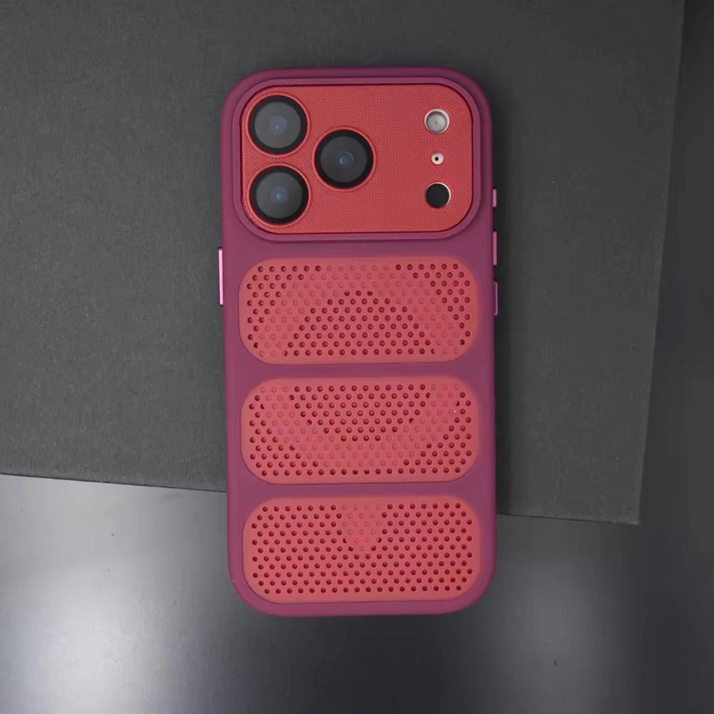 Heat Dissipation Magnetic Phone Case For iPhone 17 Pro Max Air 13 12 14 15 16 Plus For Magsafe Camera Protection Cover