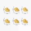 2026 New Year Figurines Miniatures Cartoon Lucky Gold Horse Micro Landscape Ornaments Home Room Desk Decorations Gift