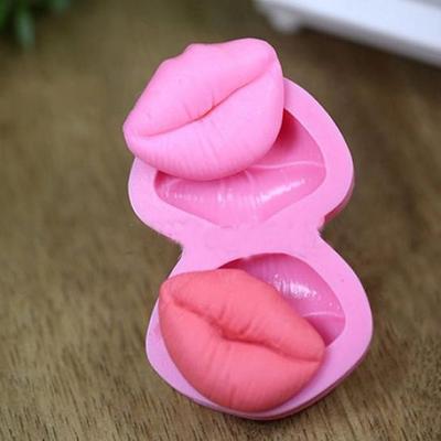Neue 3D Silikon Sexy Lippen Fondant Kuchen Dekorieren Schokolade Backform Werkzeuge