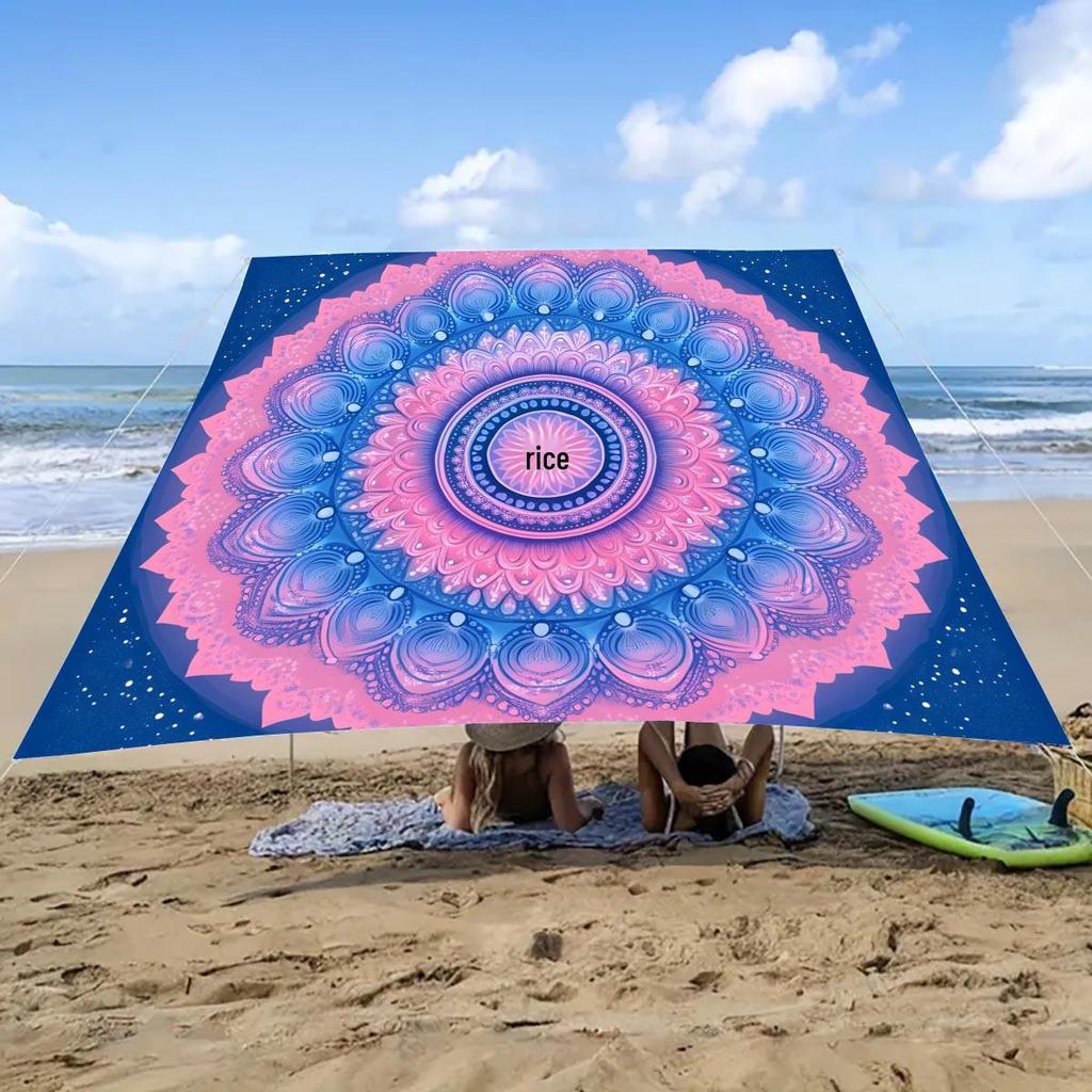 Portable Sun Shelter & Camping Tarp - Outdoor Tent and Picnic Ground Cover