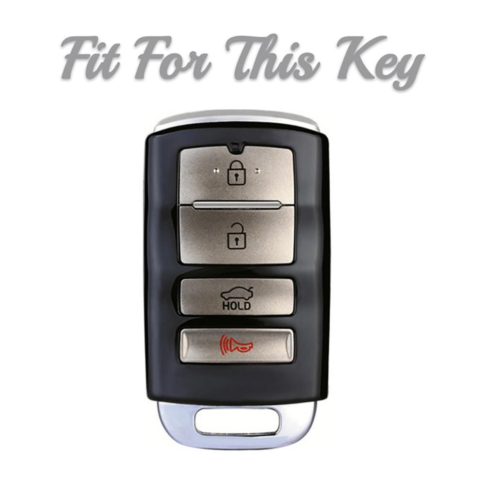 TPU 4 Button Full Cover for Kia New K7 Cadenza K9 K-04 Sorento K900 Car Key Case Remote Protection Shell Holder Auto Accessories