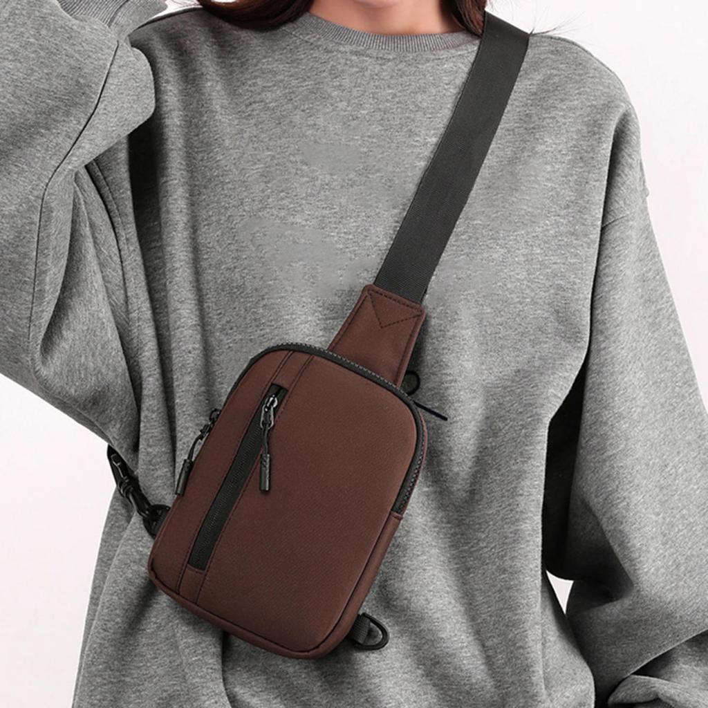 Factory Direct  Sports Breast Pocket Men's Small Size Backpack Women Messenger Bag Mobile Phone Waist Bag Mini Fashion Satchel