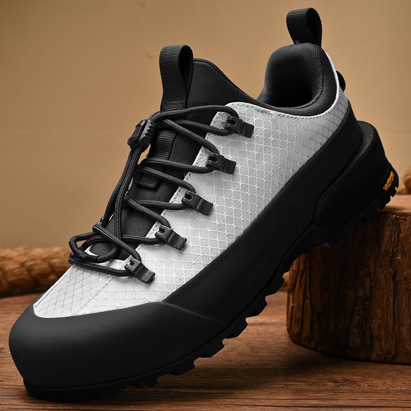Fashion Breathable Outdoor Men's Sneakers Summer Leather Man Casual Shoes Retro Men Sports Walking Shoes Comfy Hiking Footwear Trainers