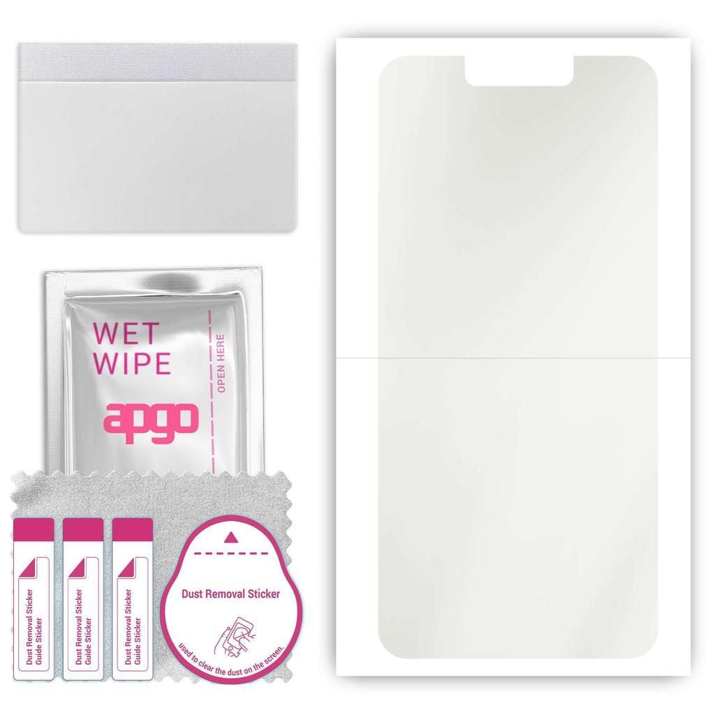apgo Protector de ecran mat din hidrogel pentru Google Pixel 3, Folie hidrogel, Flexibil, TPU moale cu strat de poziționare instalare ușoară