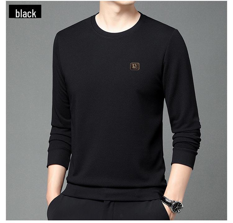 2024 Men's Versatile Long-Sleeved Crew Neck Sweatshirt