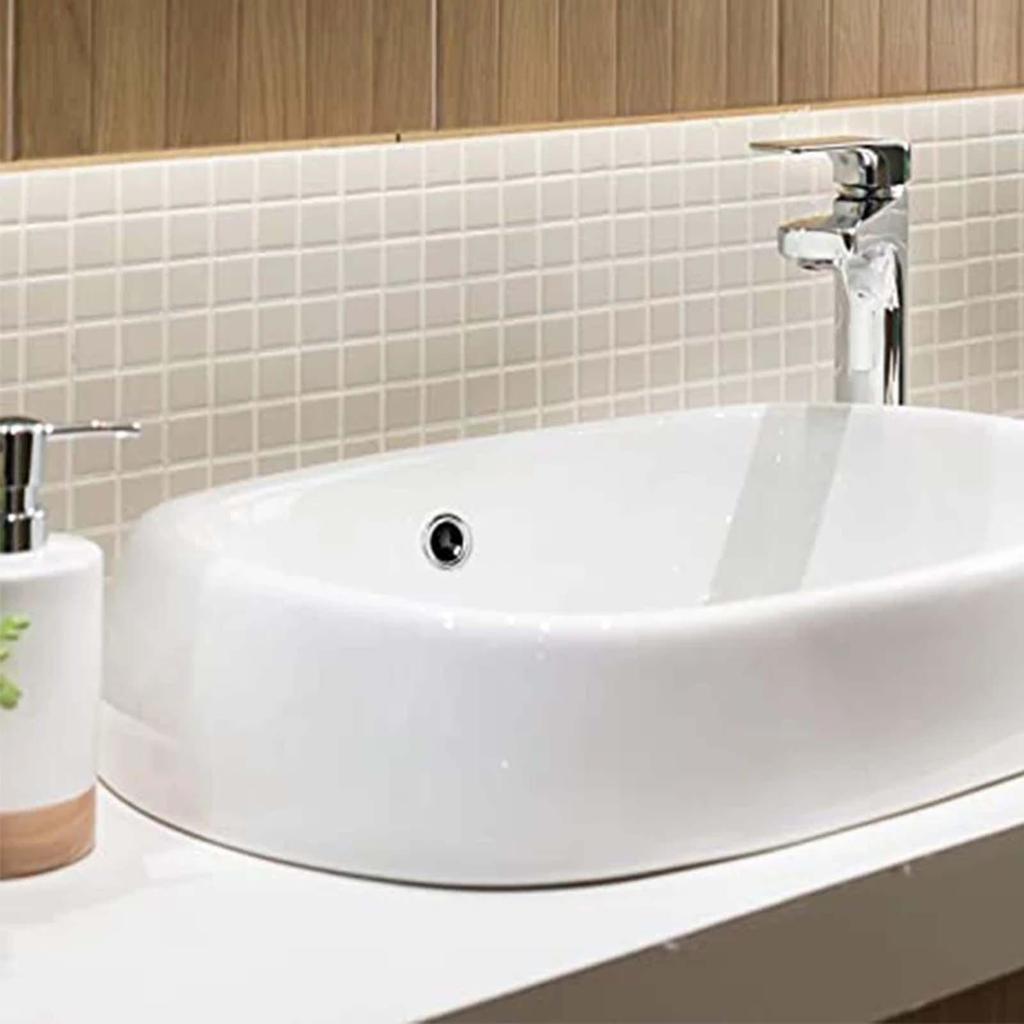 10Pcs Sink Overflow Cap Overflow Cover Vanity Sink Overflow Cap for Kitchen 